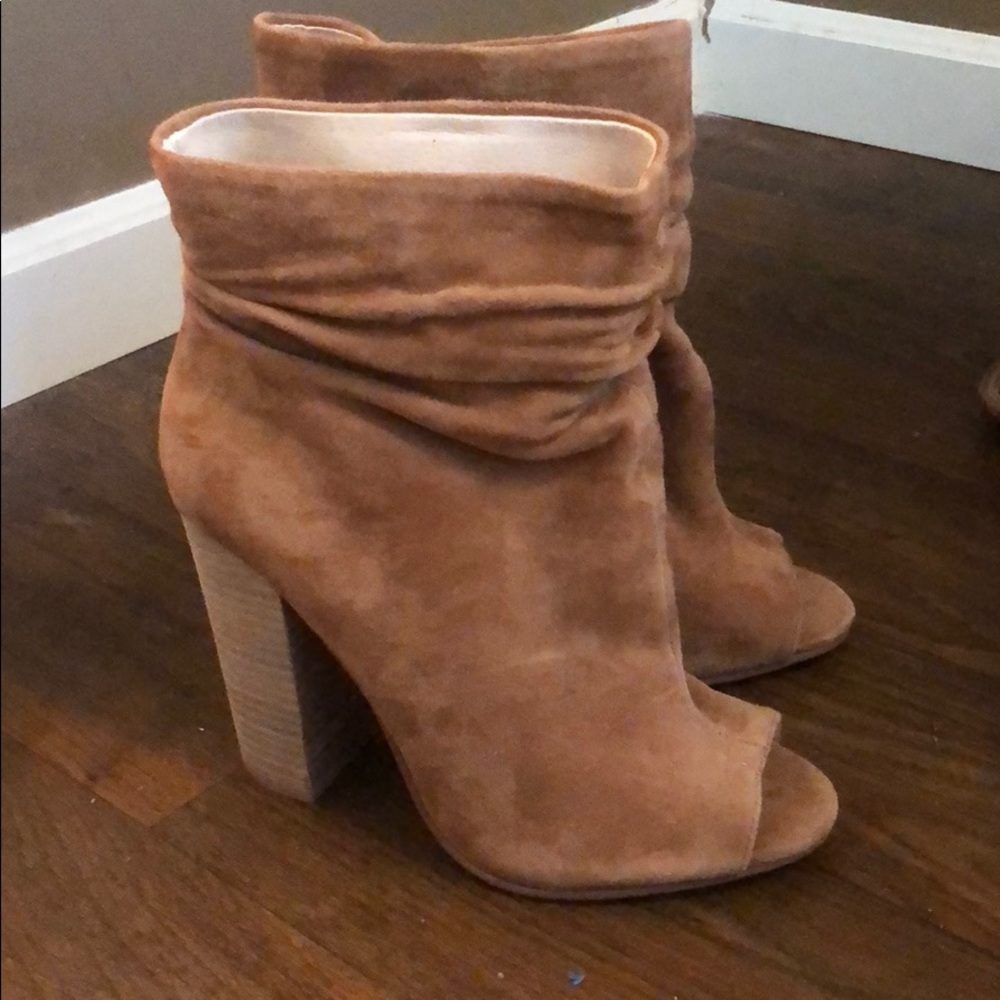 Suede booties